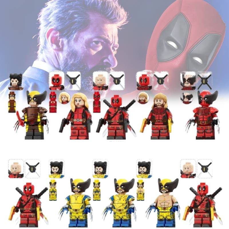 Heroes Wolverine Unique And Deadpool Assemble Your Figures Own Block ...