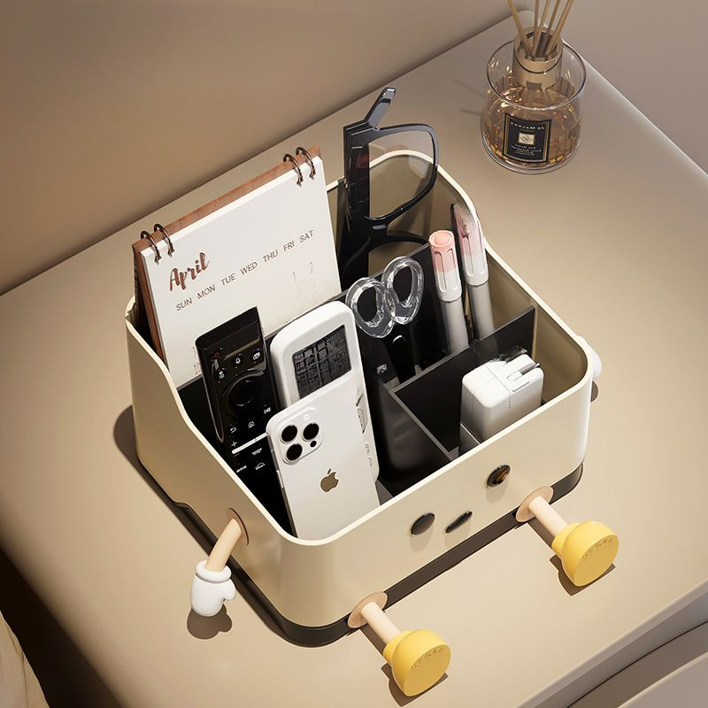 Stationery Storage Box Cartoon Desktop Multifunction Remote Control