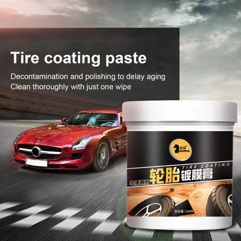 Tire Maintenance And Coating Paste,Tire Cleaner Paste,Tyre Protective Coating Restorer,Car Tire Coating Wax