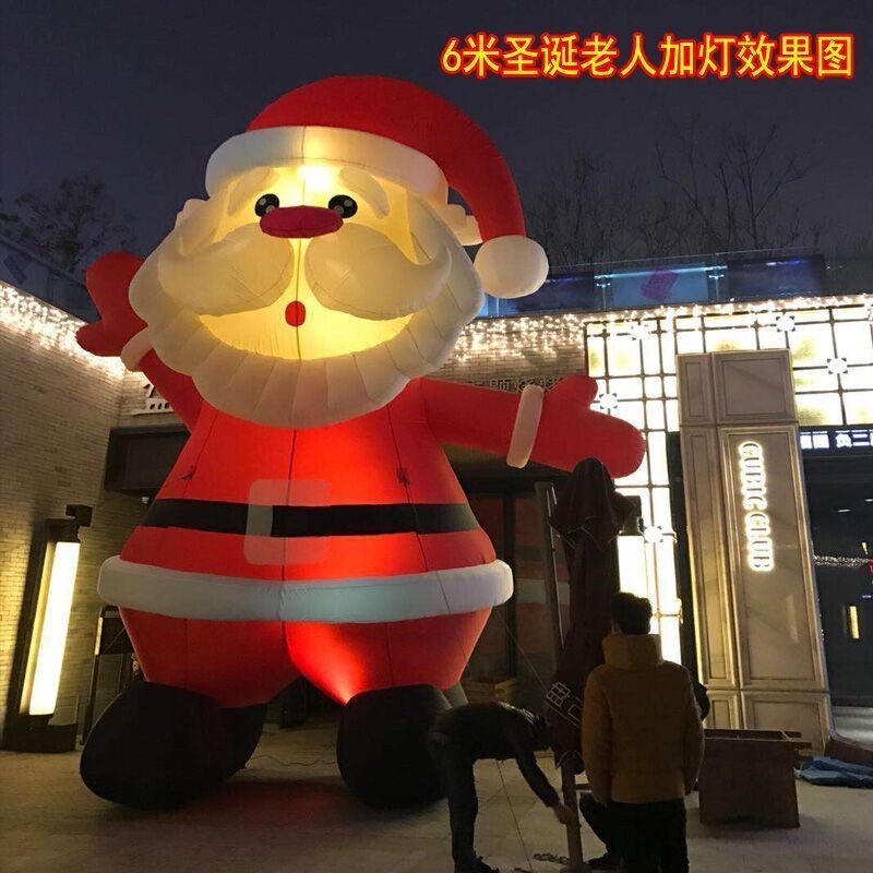 Inflatable Christmas Cartoon Inflatable Christmas Tree Snowman ...