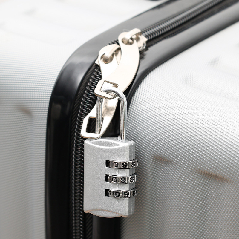 Anti-Theft Padlock - 3 Dial Digit Number Combination Password Lock ...