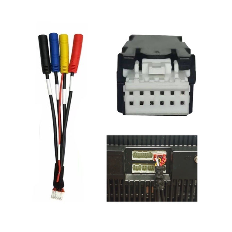 (not universal)12pin Camera Input Line Adapter for Car 360 Camera ...
