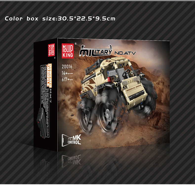 Mould King 20016 Technic Mecanum ATV Remote Controlled Building