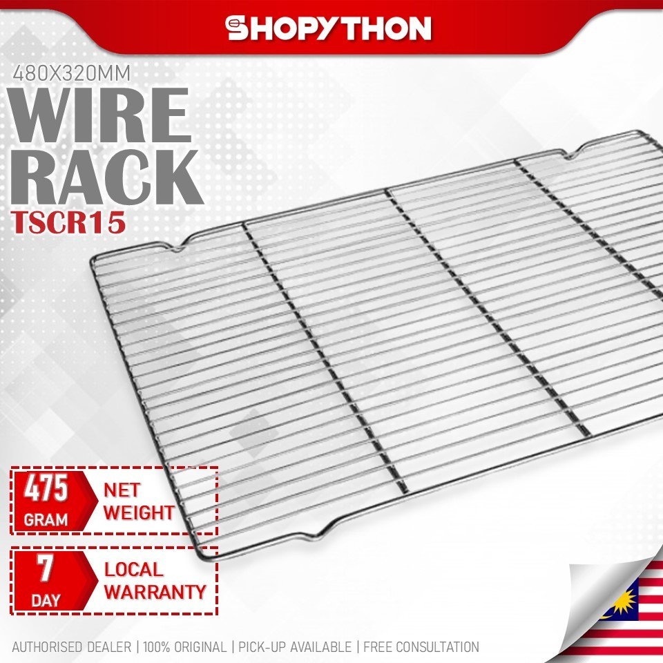 Convection Oven Wire Rack 480x320mm Baking Pan Grate Stainless Steel ...