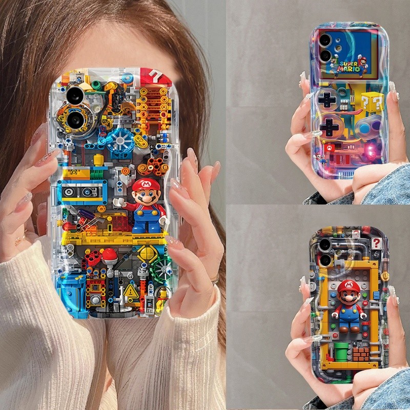 3D Super Mario Bricks Phone Casing For iPhone 6S Plus X XS