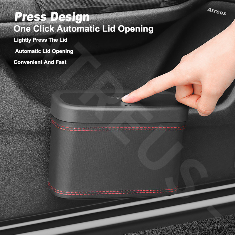 Haval Multifunction Car Trash Can Garbage Dustbin Organizer Leather