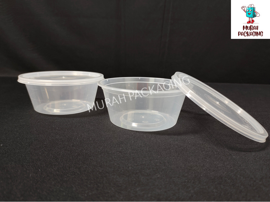 MW R10 / 10oz /310ml Round Disposable Plastic Food Container (50pcs± ...
