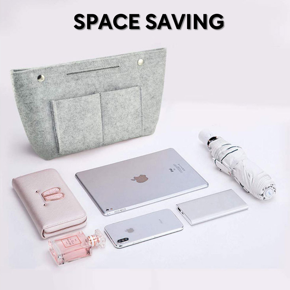 Felt Insert Bag Women Bag Organizer Handbag Inner Pocket Purse ...