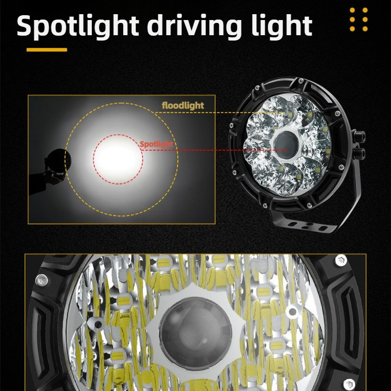 5inch High Power Car Spotlight LED Bulbs for Brighter Long Range ...