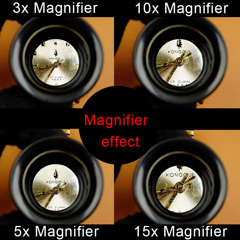 Watchmaker Magnifying Glass Watch Magnifier Watch Repair Loupe Tool 3X ...