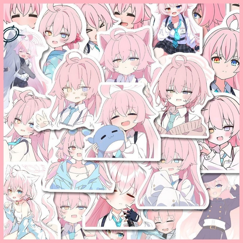 [GUYN] Stickers Blue Archive (57 Sheets) Takanashi Hoshino Takanashi
