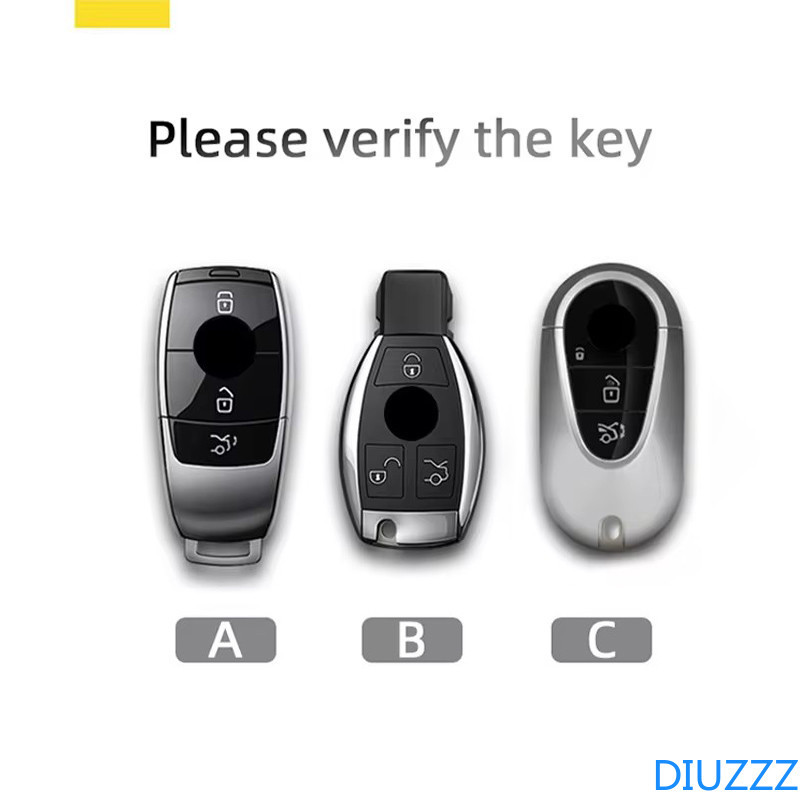 New TPU Car Key Case Cover Keyless For Mercedes Benz C E A B S Class ...