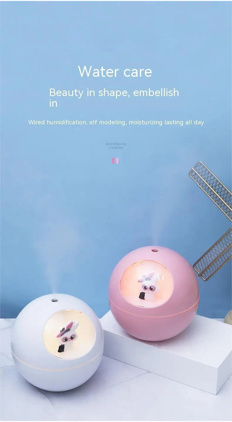 Elf Rabbit Humidifier Portable Cute Air Humidifier Aromatherapy ...