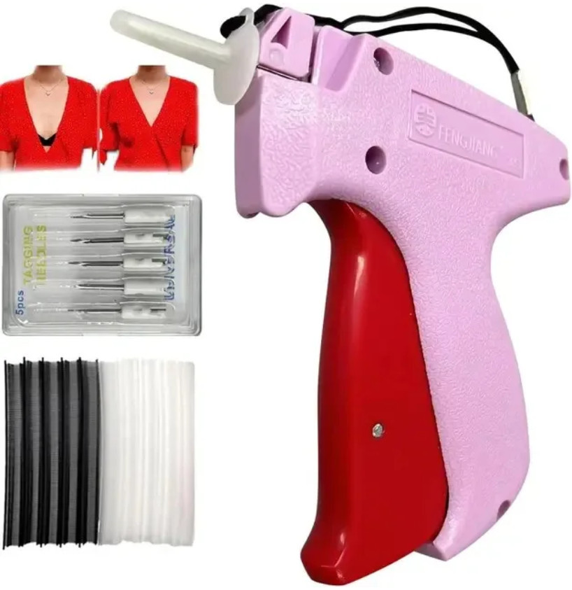 (Free Gifts) Quick Clothing Fixer Clothes Labeling Gun with 6 Needles ...