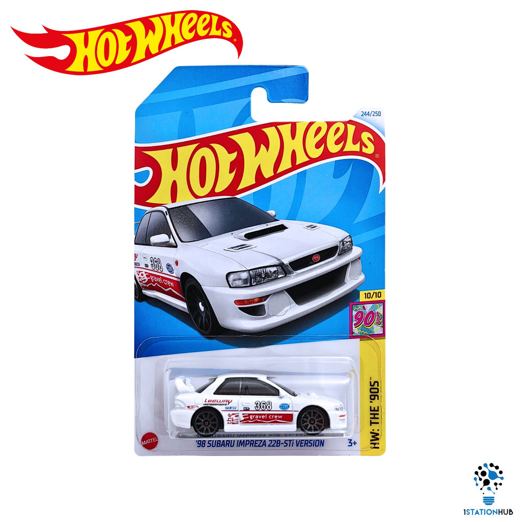 Hot Wheels HW THE '90S '98 Subaru Impreza 22B-STI Version Car