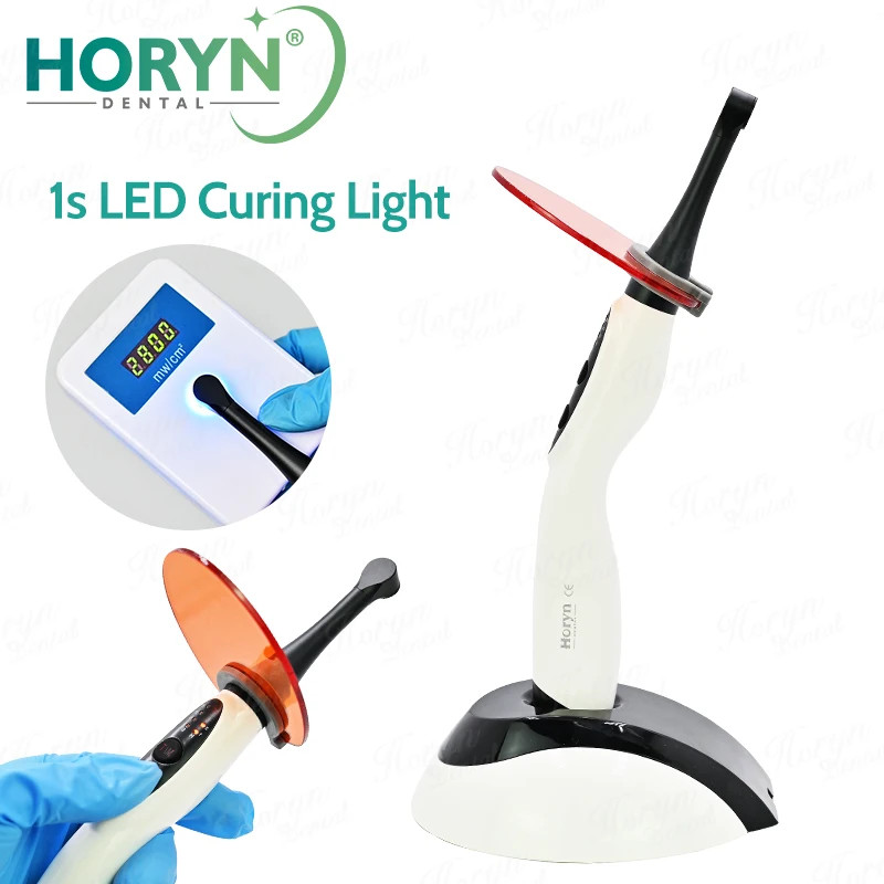 Dental Wireless 1 Second LED Curing Light Orthodontic Composite Curable ...