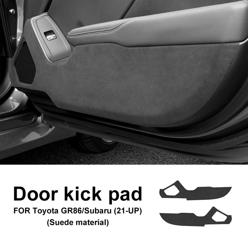 Car Door Kick Stickers Voor Toyota Yaris L 2014-2021 Auto Deur Anti-Kick Sticker Anti-Schuren Sticker Interieur Sticker (Color : Black
