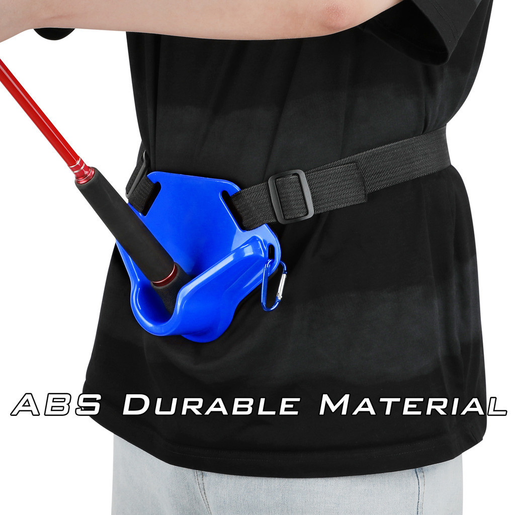 waist belt fishing rod holder Dr.Fish Fighting Stand-Up up fishing against sailfish Luckybur Belt Fly Rod Holder
