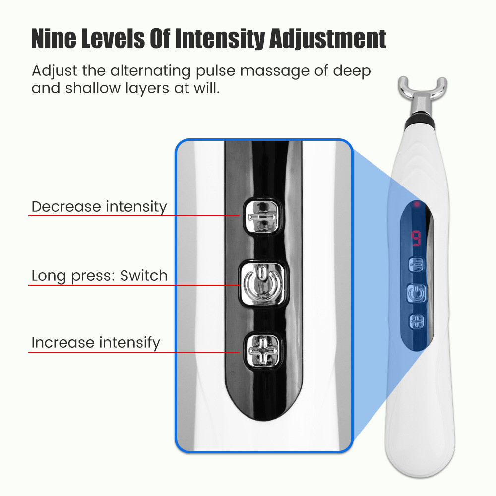 Electric Acupuncture Pen Meridian Massage Energy Physiotherapy Pen