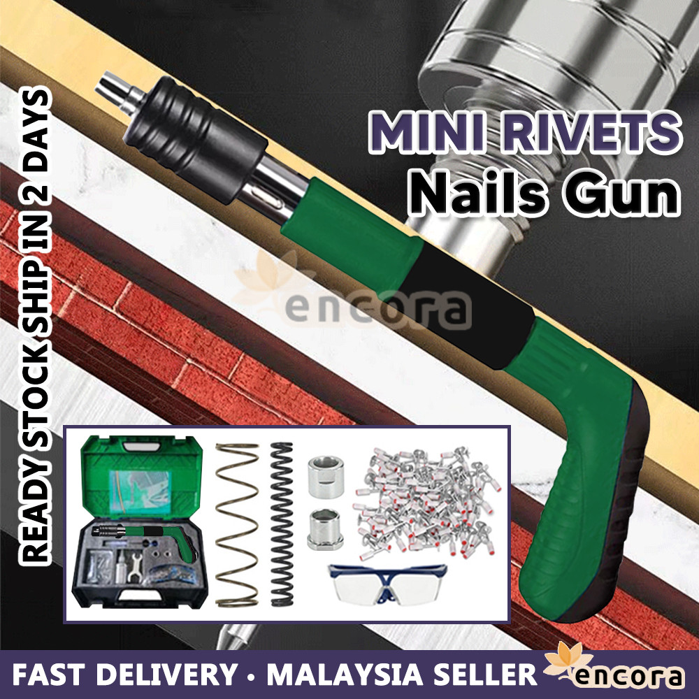 Encora Manual Steel Nail Gun Mini Rivets Wall Anchor Tufting Gun ...