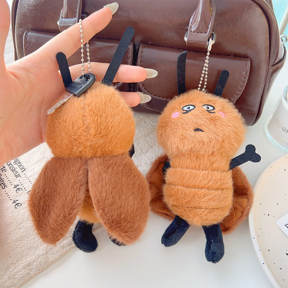 Cute Bow Fishboard Doll Keychain-Funny Car Keyring for Gift-Cartoon ...