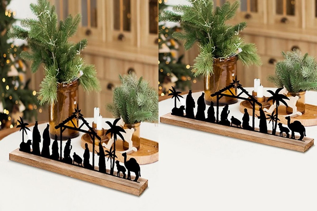 RAN Nativity Scene Ornament Nativity Scene Decoration Christmas ...