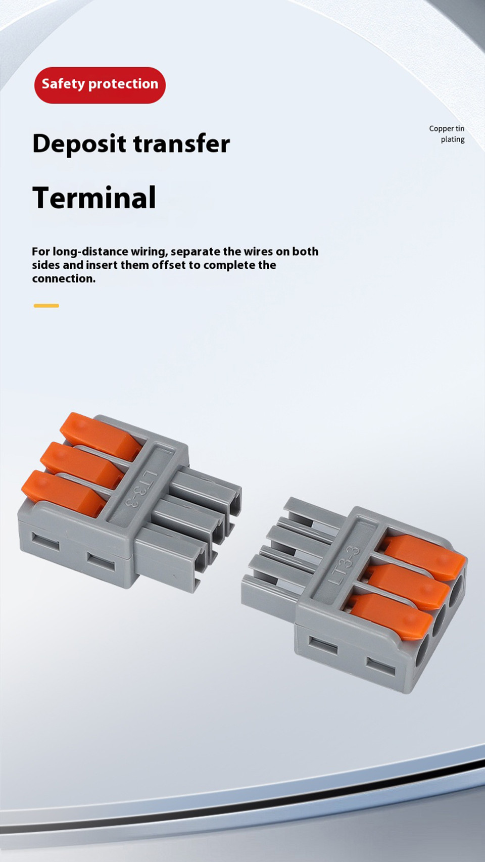 Quick Plug-In Terminal 2/3 Core Male Female Plug-In Connector Lamp ...