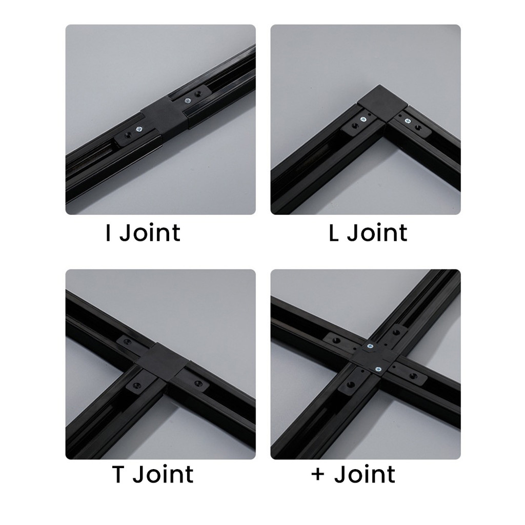 1 Meter / 2 Meter Track Rail Lampu LED Tracklight Spotlight Ceiling ...