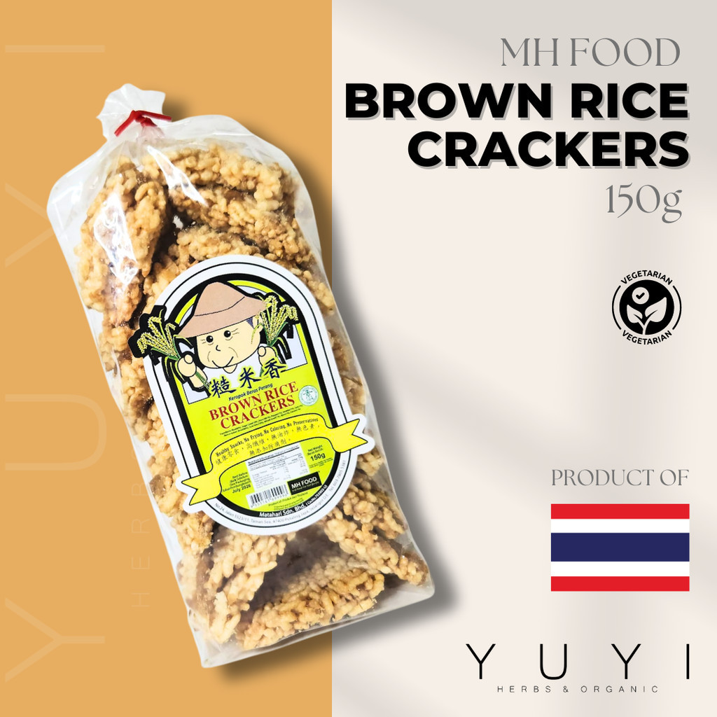 【MH Food】Brown Rice Crackers 糙米香 - 150g | Shopee Malaysia