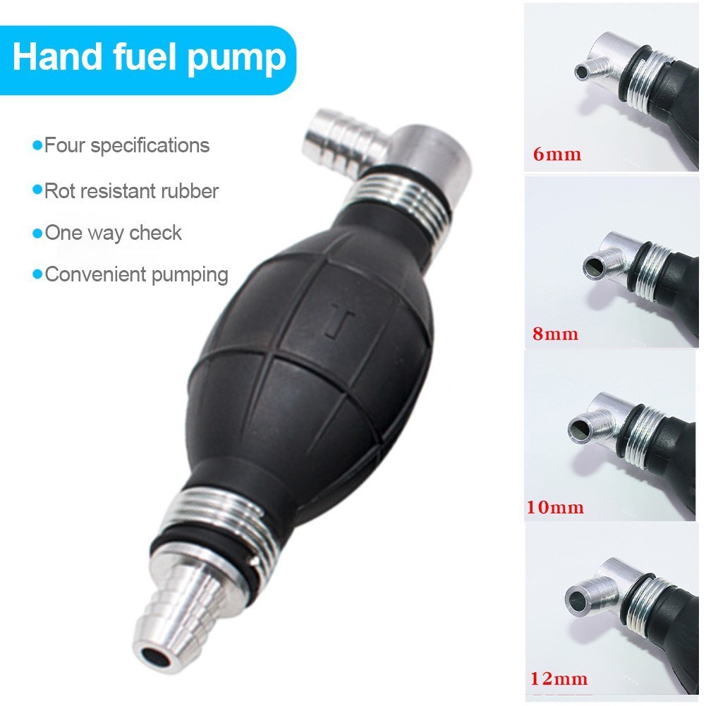 Fast ship ️1Pcs 6/8/10/12mm Fuel Pump Hand Primer Siphon Transfer ...