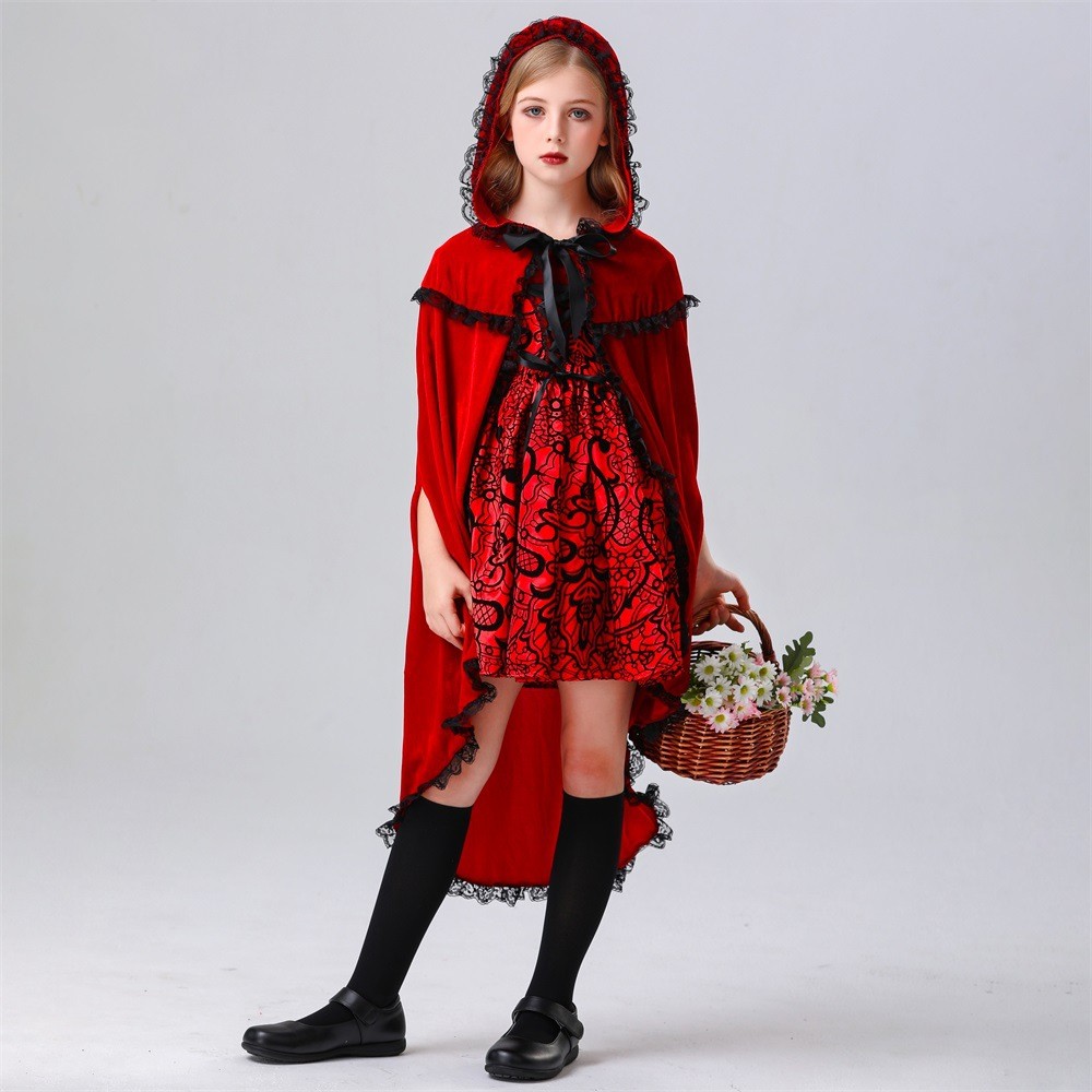 Gothic Little Red Riding Hood Halloween Costume