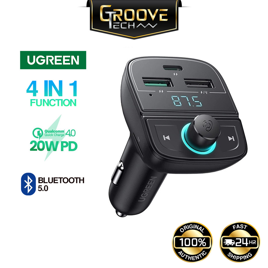 UGREEN Bluetooth Transmitter Car USB C PD 20W Wireless Bluetooth ...