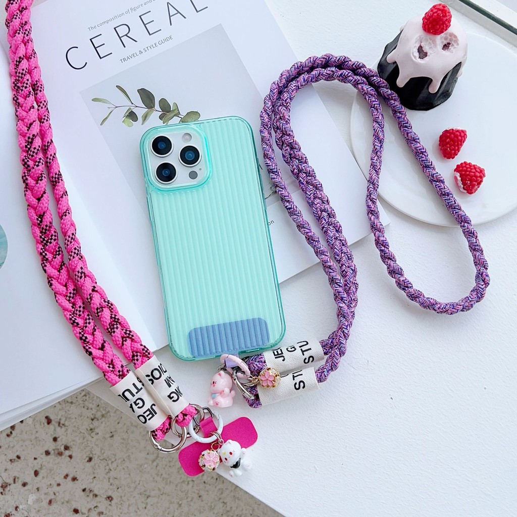 Suitable Strap Long Rope Hemp Rope Mobile Phone Long Crossbody Mobile ...