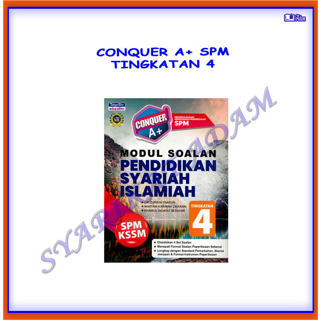 [ADM] BUKU LATIHAN: CONQUER A+ MODUL SOALAN TINGKATAN 4&5 SPM 2024 ...