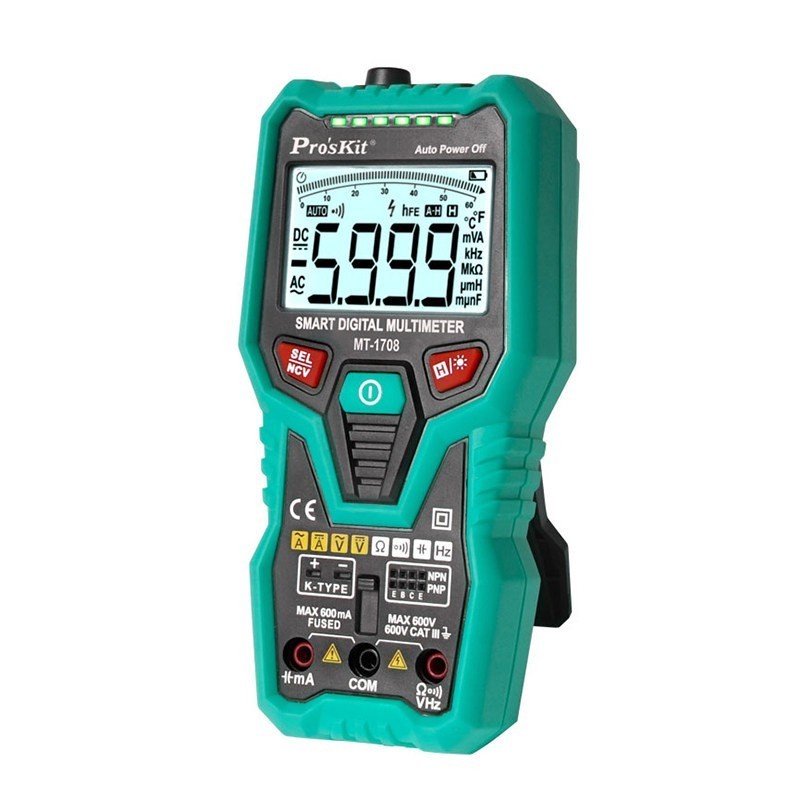 Baogong Multimeter MT-1708 Multi-Function Anti-Burn Automatic Range ...