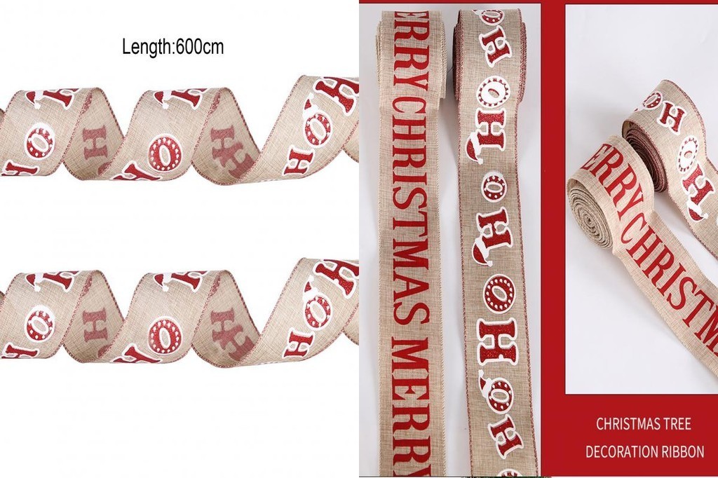 [poslajudo] Gift Wrapping Ribbon Christmas Ribbon Decorations 6m ...