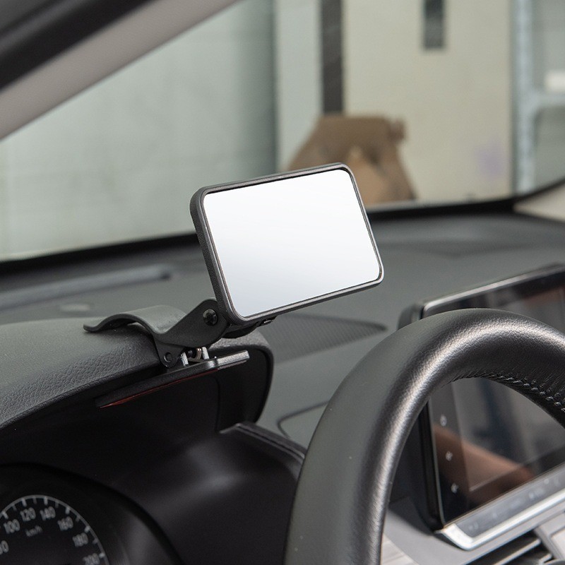 Universal Rearview Baby Mirror – Wide Angle Convex Clip-On Car Interior Mirror For Backseat Monitoring