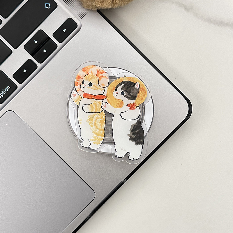 Universal Cartoon Shark Cat Magnetic Attraction Stand Phone Kickstand ...
