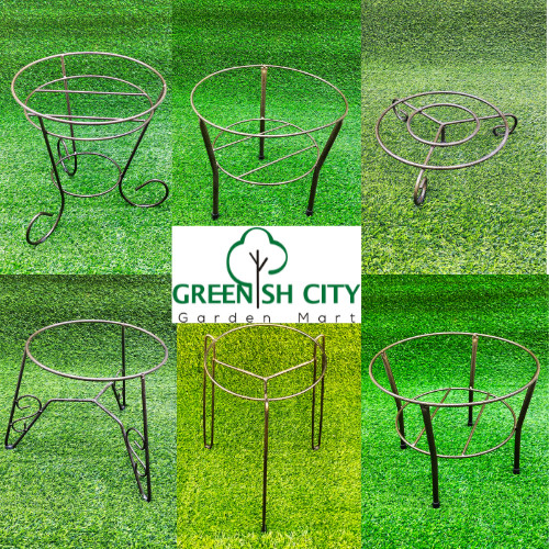 GNC Flower Rack Pot Stand Iron Flower Stand Iron Flower Rack Rak Besi ...