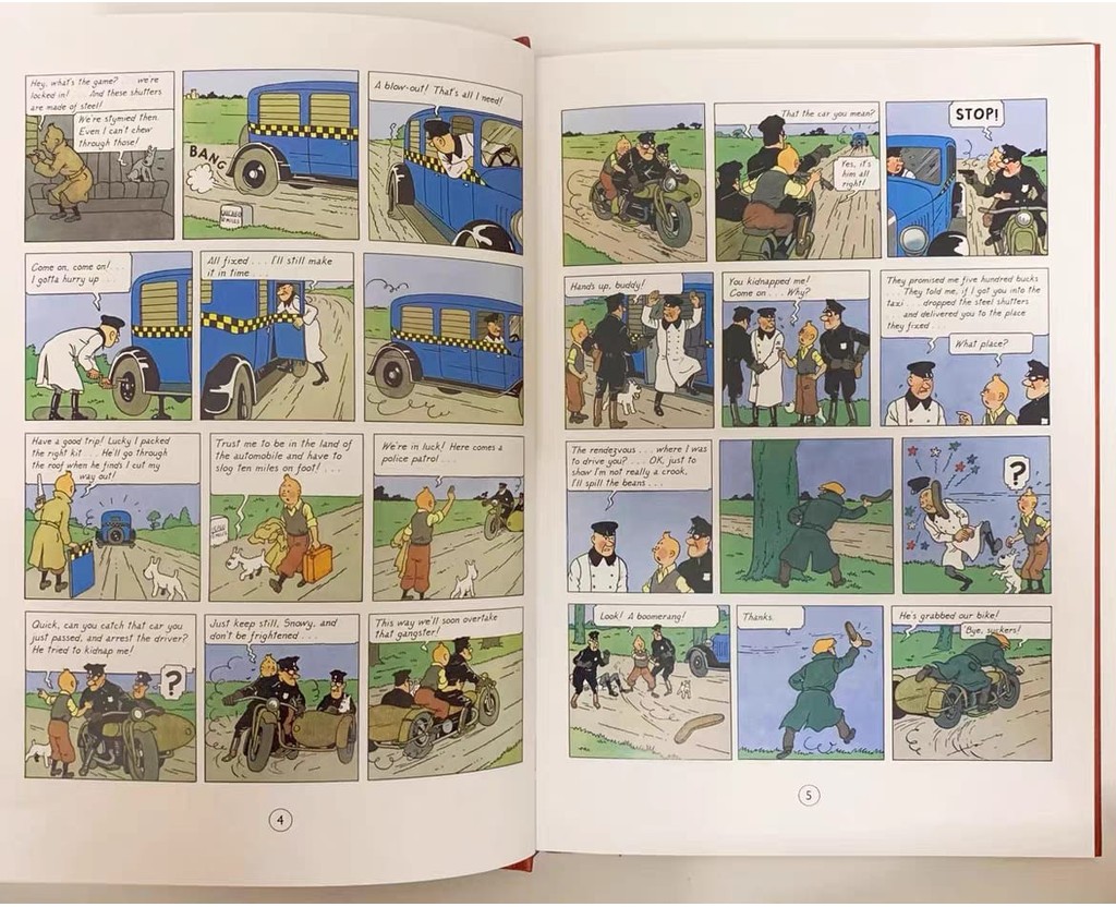 Loose Book TinTin Collection hardcover - The Adventure of TinTin (8 ...