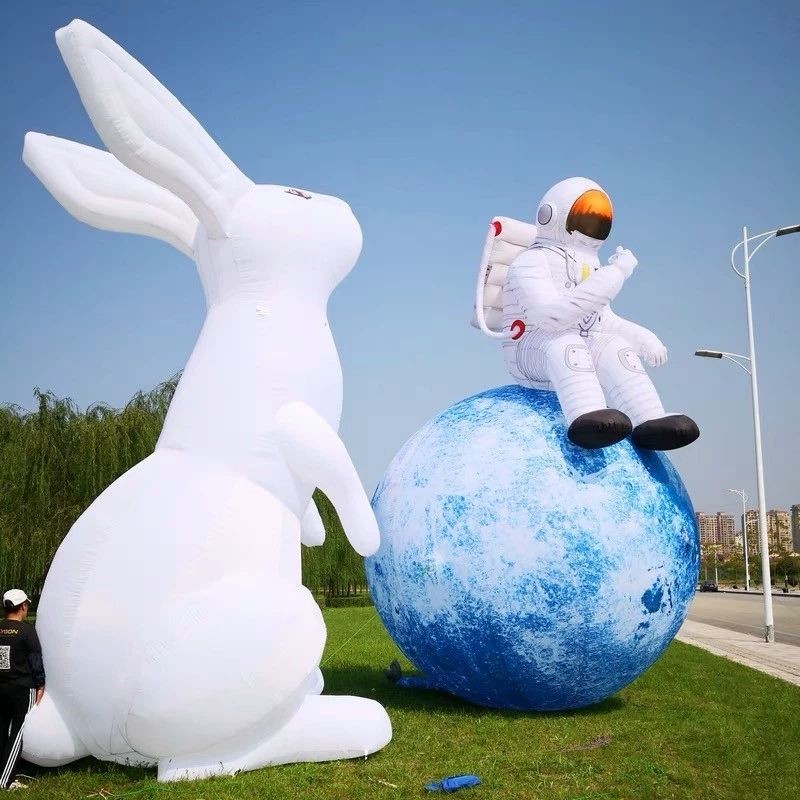 Immediate Delivery Inflatable Moon Air Model Luminous Mid-Autumn ...