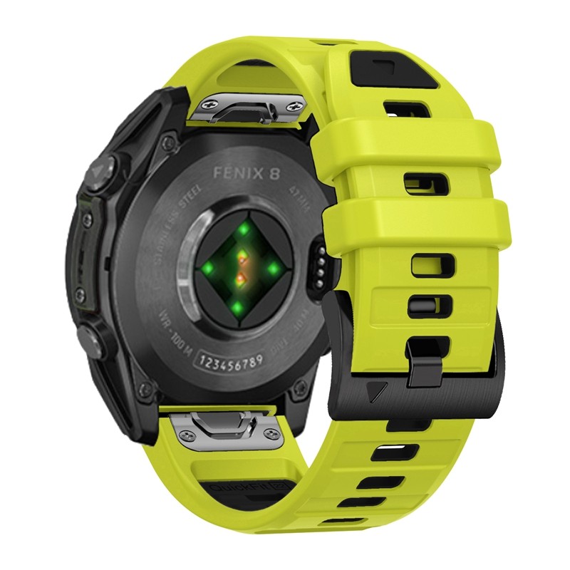 Cinturino In Silicio QuickFit 22 Mm Per Garmin Fenix 7/6/5, Forerunner 945, Approach, Instinct, MARQ – Comodo E Resistente - 2