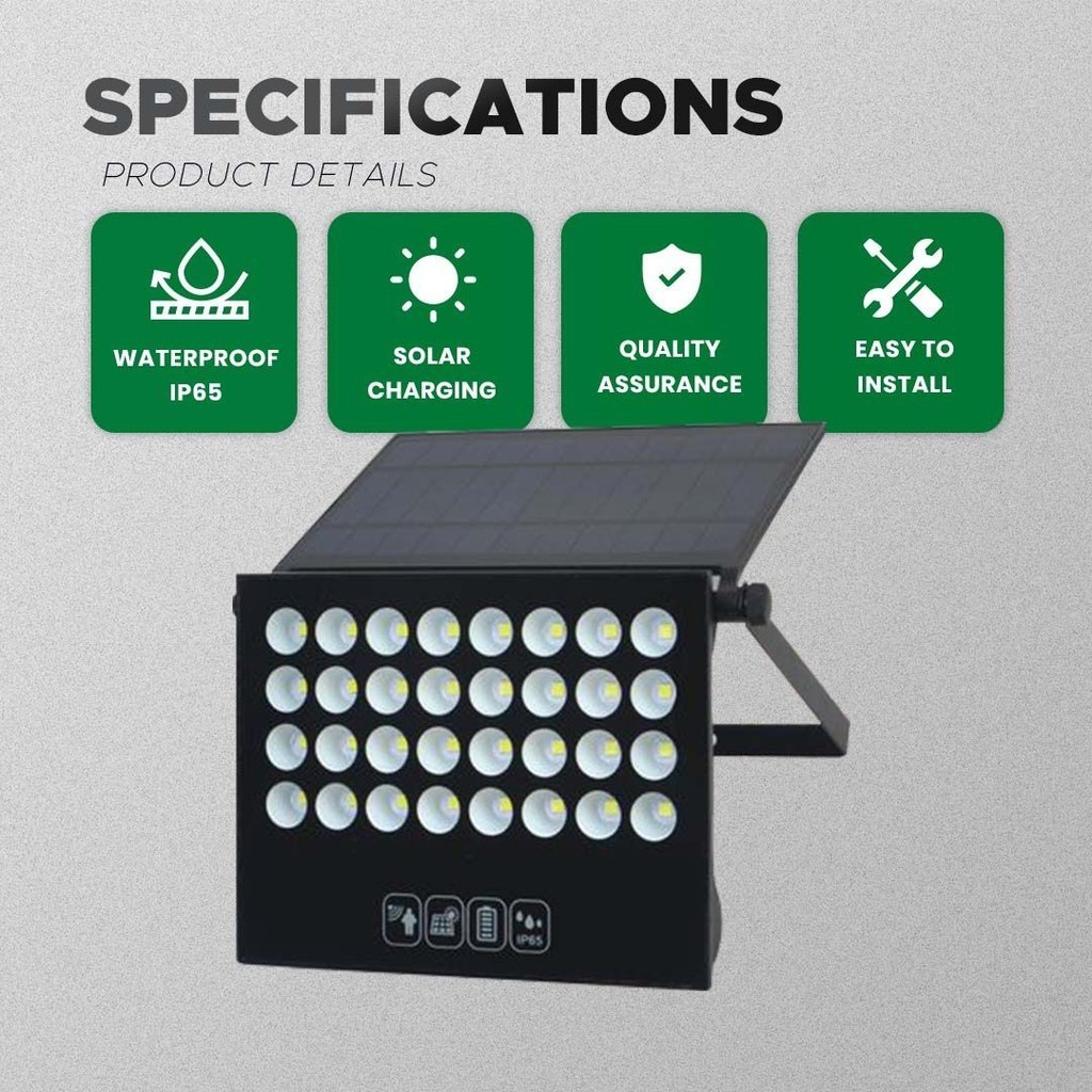 180W HIGH POWER SOLAR FLOODLIGHT RADAR SENSOR IP65 OUTDOOR SOLAR LED ...