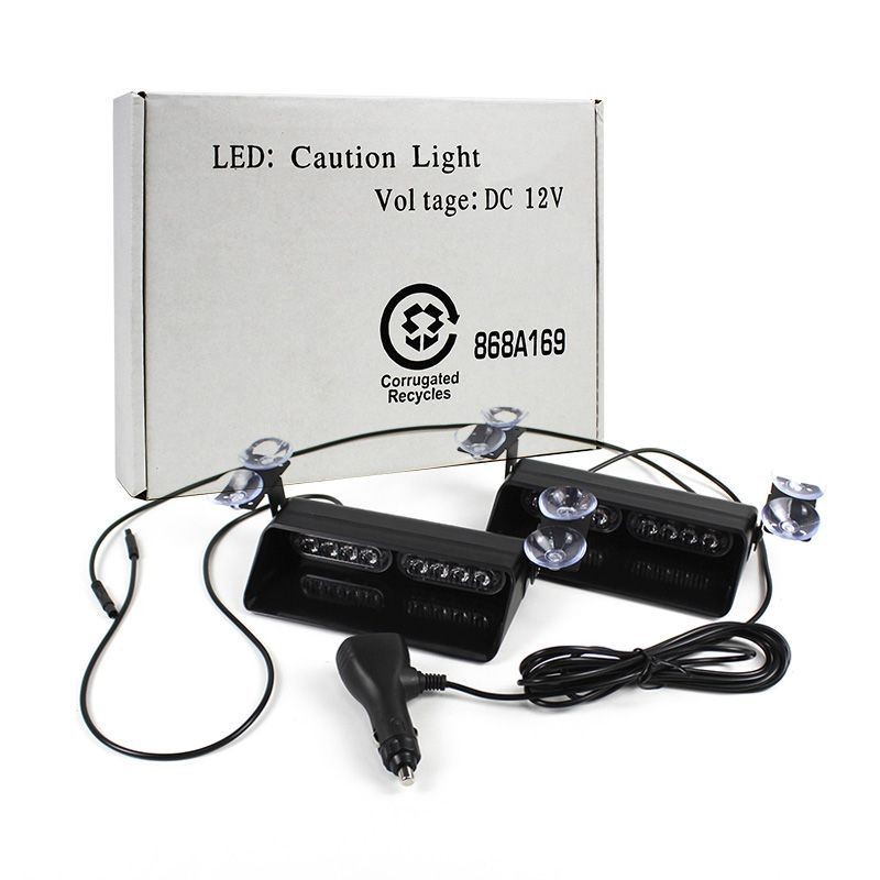 Car 2 in 1 Shovel Light AntiHigh Beam Strobe Light Emergency Opening