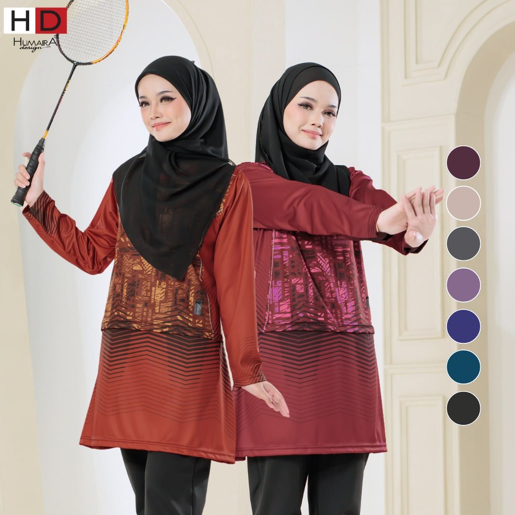 T shirt Jersey Humaira Alora (Size S-5XL) | Shopee Malaysia