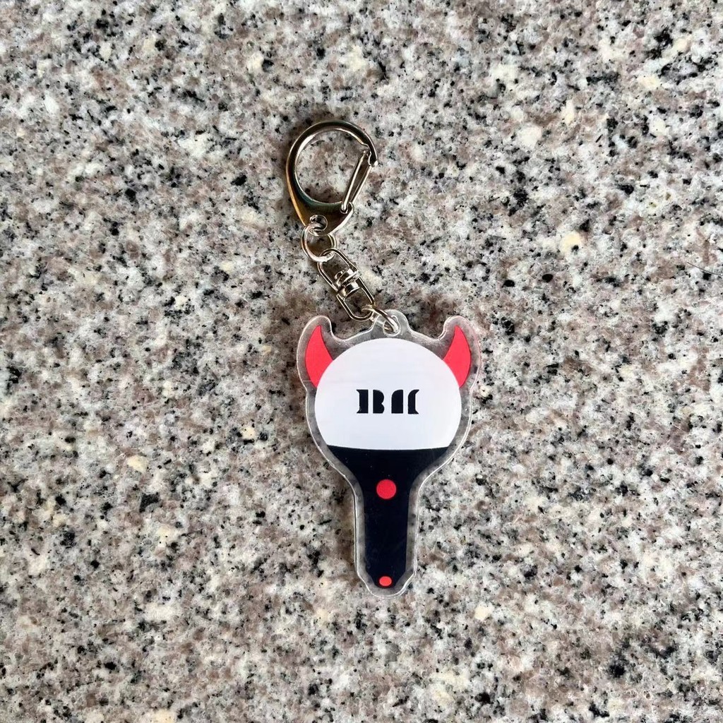 Kpop Idol BABYMONSTER Acrylic Shaker Charm Keychain Cute Cartoon Long ...
