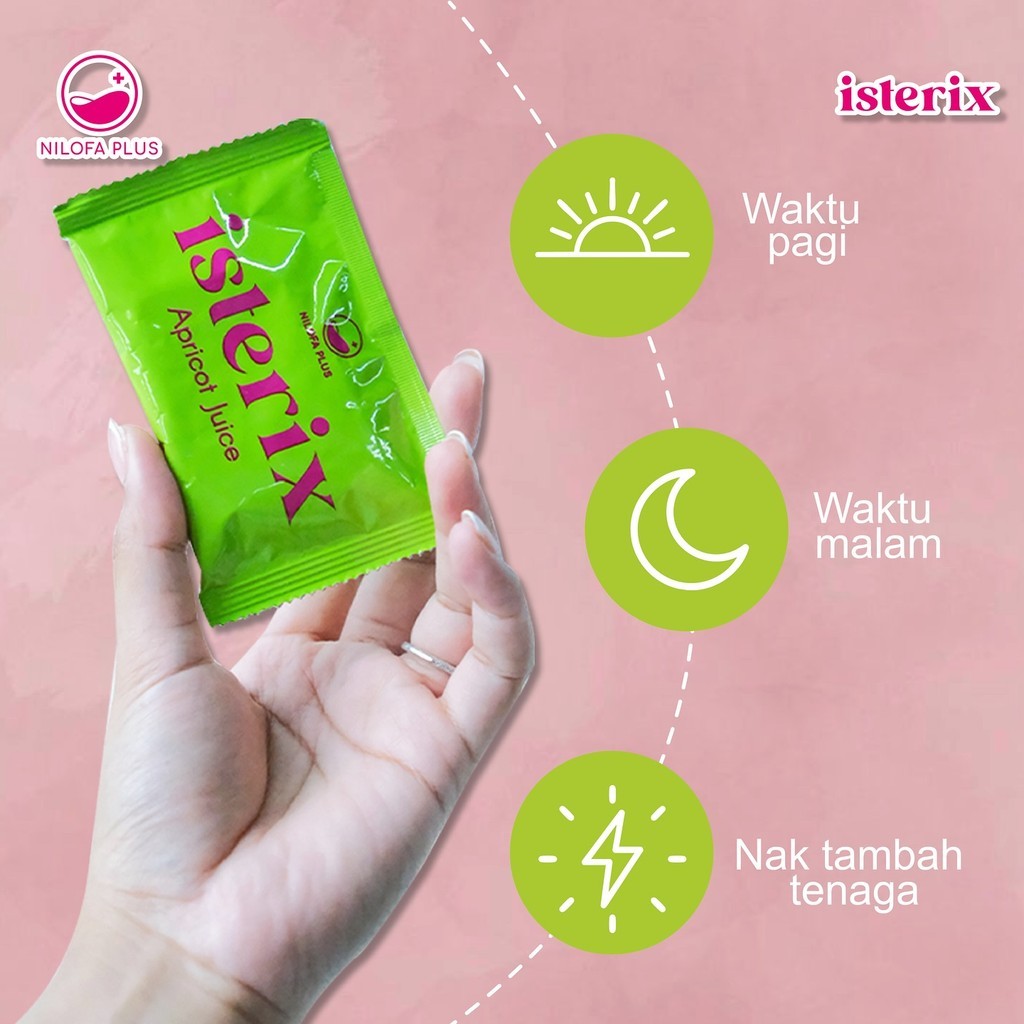 [Wholesale] NILOFA PLUS Isterix Neelofa Jus Aprikot dengan 19 Herba 10 ...