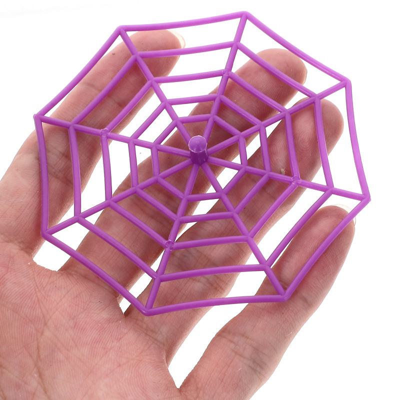 5/10Pcs Black Spider Web Novelty Toy Halloween Decorative Spiders ...