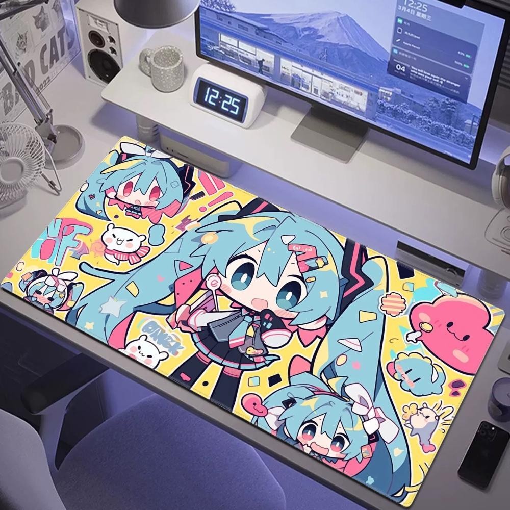 H-HATSUNE-MIKU GIRL INS Tide Large Gaming Laptop Computer Desk Mat ...