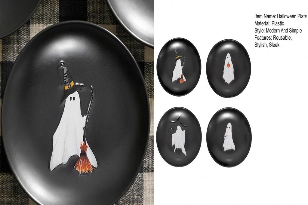 Halloween Party Plate Set Spooky Halloween Party Essentials Spooky ...